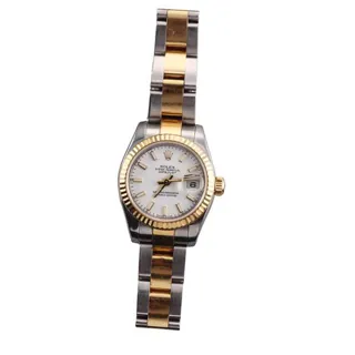 Rolex Lady-Datejust 179173 Stainless steel and 18k yellow gold White