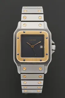 Cartier Santos 2961 Stainless steel and 18k yellow gold Gray