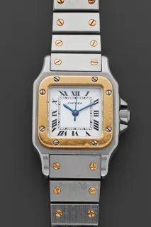 Cartier Santos 0902 23.5mm Stainless steel White