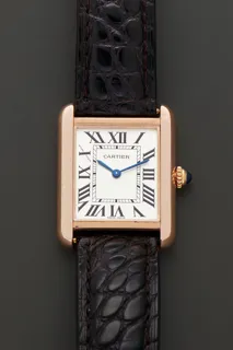 Cartier Tank Solo W5200024 Stainless steel and 18k rose gold Silver