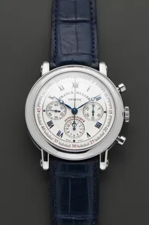 Franck Muller Chronograph 7008 CC 44mm Stainless steel Silver