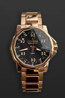 Corum Admiral's Cup 383.330.55/V700AA22 18k rose gold Black