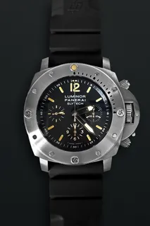 Panerai Luminor Submersible 1950 Chrono Slytech PAM 00202 47mm Titanium and Stainless steel Black