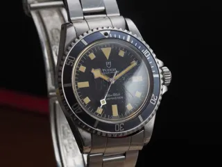 Tudor Submariner "Snowflake" 94010 Stainless steel Black