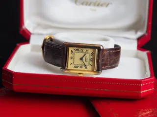 Cartier Tank Must 1613 Vermeil Cream