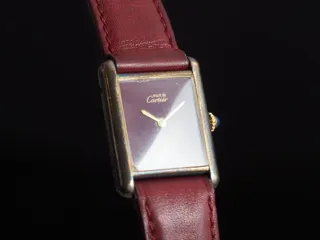 Cartier Tank Must Vermeil Burgundy