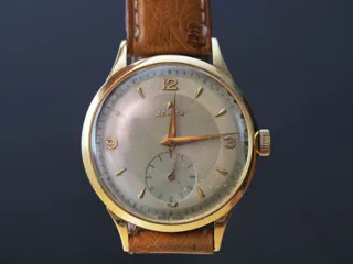 Zenith Jumbo 18k yellow gold White