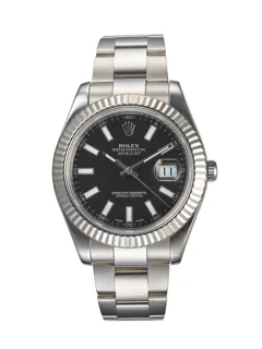 Rolex Datejust II 116334 41mm Stainless steel Black