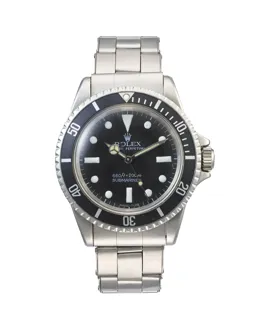 Rolex Submariner 5513 39mm Stainless steel Black