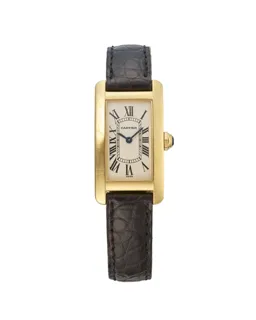 Cartier Tank Américaine 1710 20mm 18k Gold Silver