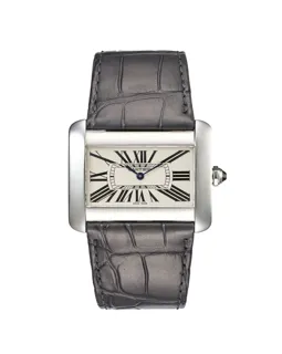 Cartier Tank Divan 2600 Stainless steel Silver