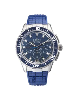 Zenith El Primero Stratos Flyback 03.2067.405 Stainless steel Blue