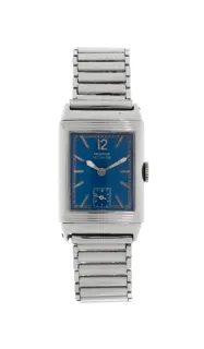 Jaeger-LeCoultre Reverso 23mm Stainless steel Blue