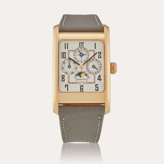 Audemars Piguet Edward Piguet Quantième Perpétuel 25853OR.OO.A001CR.01 28mm 18K pink gold Silver