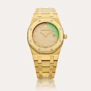 Audemars Piguet Royal Oak 56048BA 30mm 18k yellow gold Cream