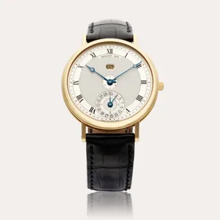 Breguet 7707 36mm 18k yellow gold Silver