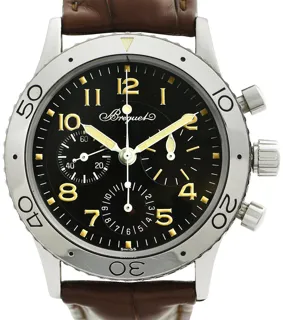 Breguet Type XX 3800ST 39mm Stainless steel Black