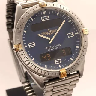 Breitling Aerospace F56060 40.5mm Titanium Blue