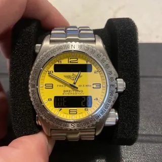 Breitling Emergency E76321 43mm Titanium Golden