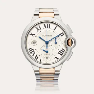 Cartier Ballon Bleu 3109 Stainless steel and 18k rose gold Silver