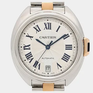 Cartier Clé de Cartier W2CL0003 Rose gold and Stainless steel Silver