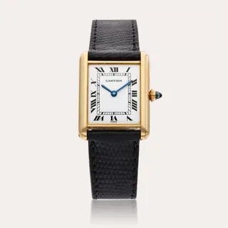 Cartier Tank Louis 78086 Yellow gold White