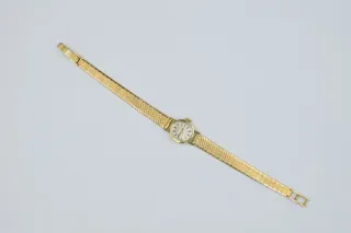 Certina 18k yellow gold Champagne