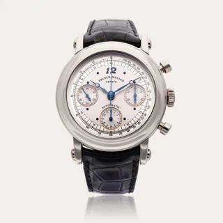 Franck Muller 7000 CC 39mm White gold Silver