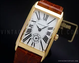 Hamilton 1839 Stainless steel and Gold-plated White