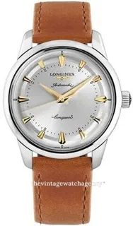 Longines Conquest Heritage L1.650.4.72.2 40mm Stainless steel Silver