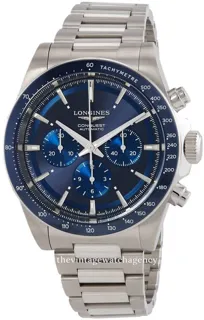 Longines Conquest L38354926 42mm Stainless steel Blue