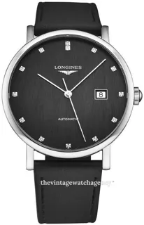 Longines Elegant L4.911.4.78.2 Stainless steel black