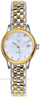 Longines Flagship L4.374.3.27.7 30mm Stainless steel White