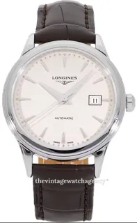 Longines Flagship L4.374.4.79.2 30mm Stainless steel Beige