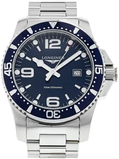 Longines HydroConquest L38404966 44mm Stainless steel Blue