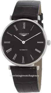 Longines La Grande Classique L4.908.4.51.2 36mm Stainless steel Black