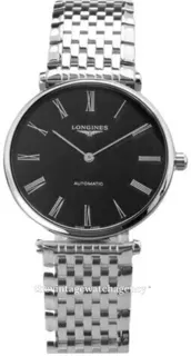 Longines La Grande Classique L4.918.4.51.6 38mm Stainless steel Black