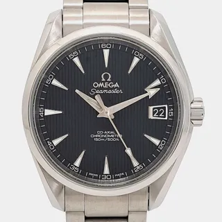 Omega Aqua Terra 231.10.39.21.01.001 39mm Stainless steel Black