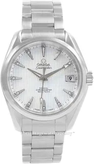 Omega Aqua Terra 231.10.39.21.55.001 38.5mm Stainless steel White