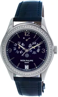 Patek Philippe Annual Calendar 5147G-001 39mm White gold Blue