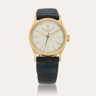 Patek Philippe Calatrava 2457 30.5mm 18k rose gold Silver