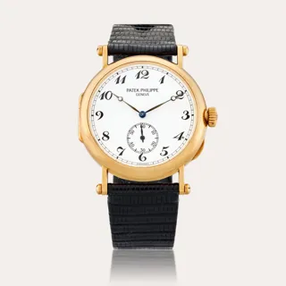 Patek Philippe Calatrava 3960 34mm 18k yellow gold White