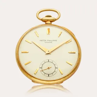 Patek Philippe 18k yellow gold Silver