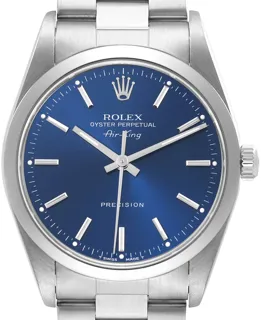 Rolex Air King 14000 34mm Stainless steel Blue