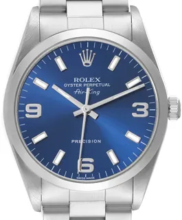 Rolex Air King 14000 34mm Stainless steel Blue