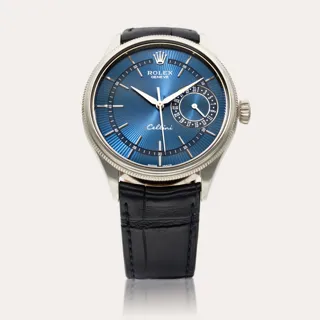 Rolex Cellini 50519 White gold Blue