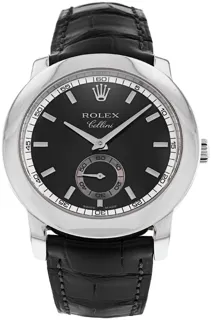 Rolex Cellini 5241/6 40mm Platinum Black