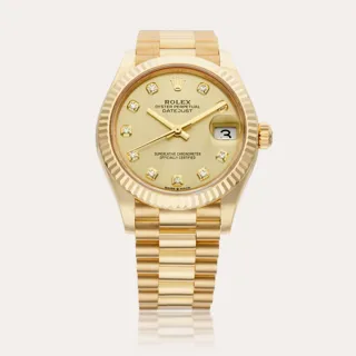 Rolex Datejust 31 278278 31mm 18k rose gold Champagne