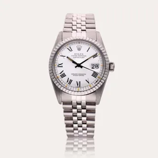 Rolex Datejust 36 16030 36mm Stainless steel White