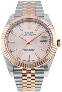 Rolex Datejust 41 126331 Rose gold and Stainless steel Gray